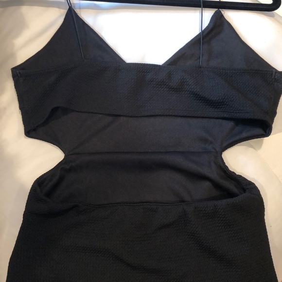 Black and White Midi Dress Medium - Picture 3 of 5